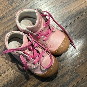 Charming Pink Baby Walker Shoes